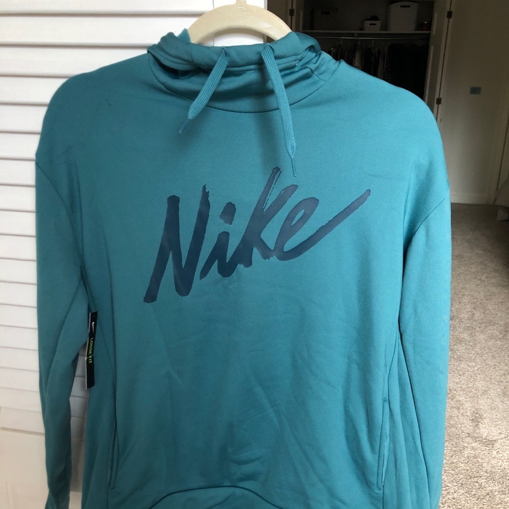 Blue Nike Therma Hoodie